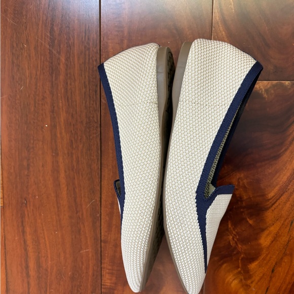 Birdies Blackbird Eggshell Cream Navy Ballet Flat Women's 7.5 - Picture 4 of 5